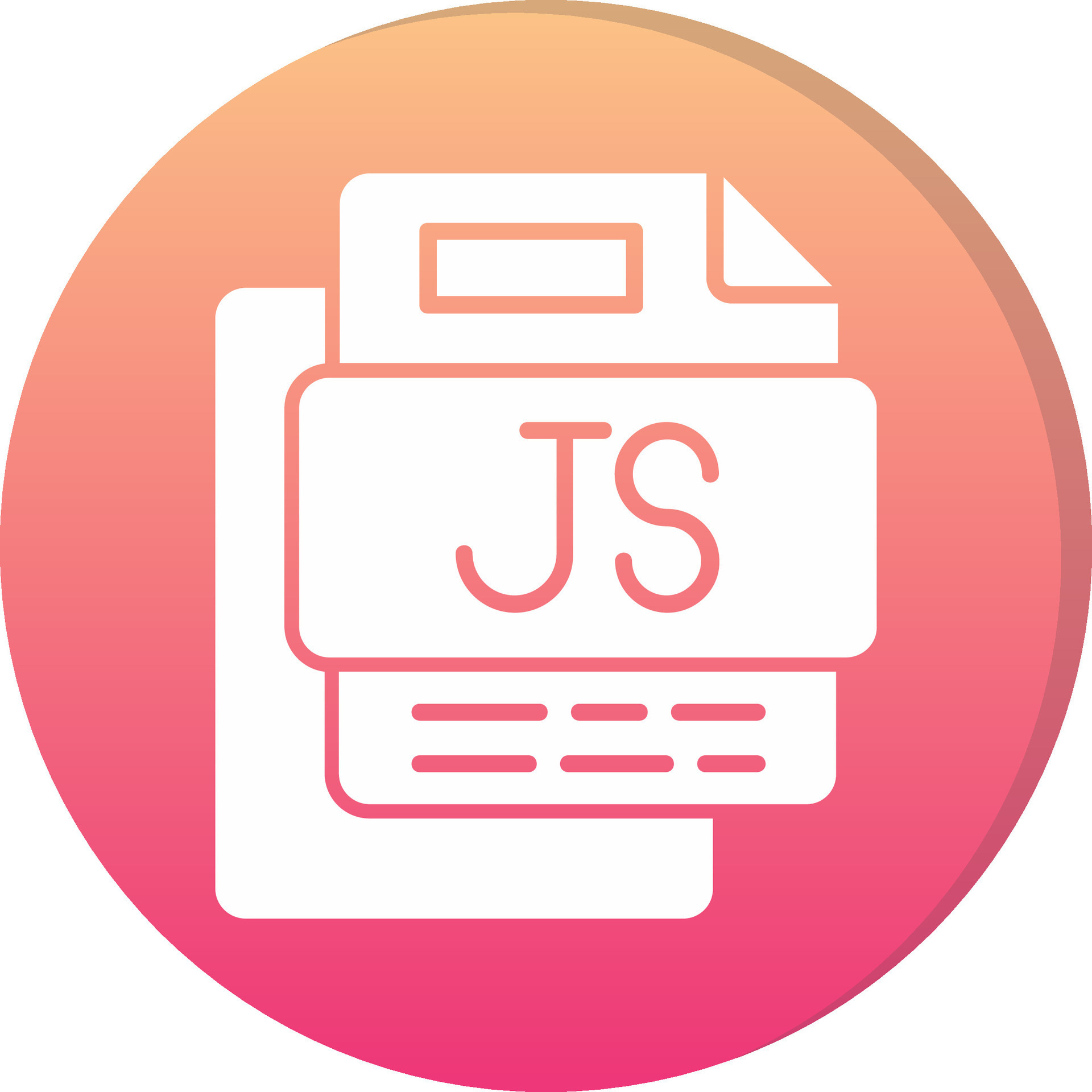 JS File Circle Icon 47348505 Vector Art at Vecteezy