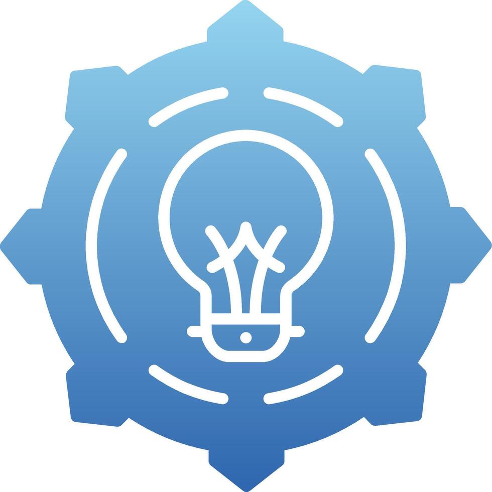 Innovation Glyph Gradient Icon vector