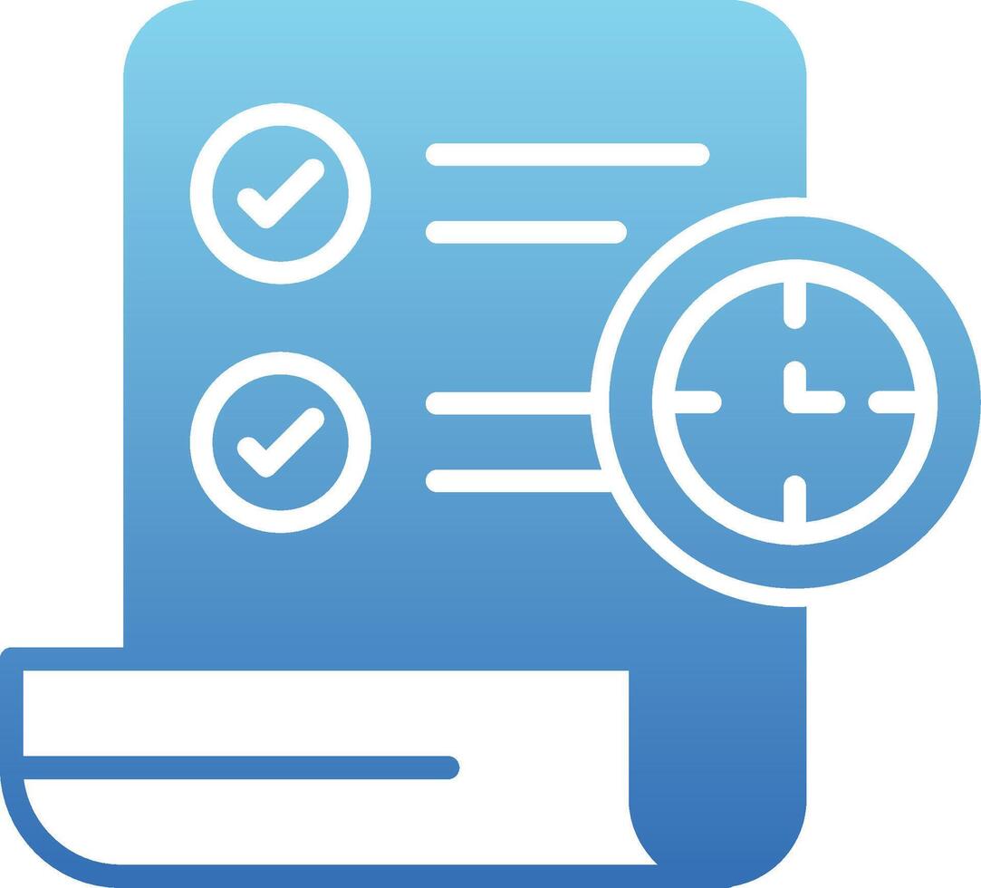 Term Glyph Gradient Icon vector