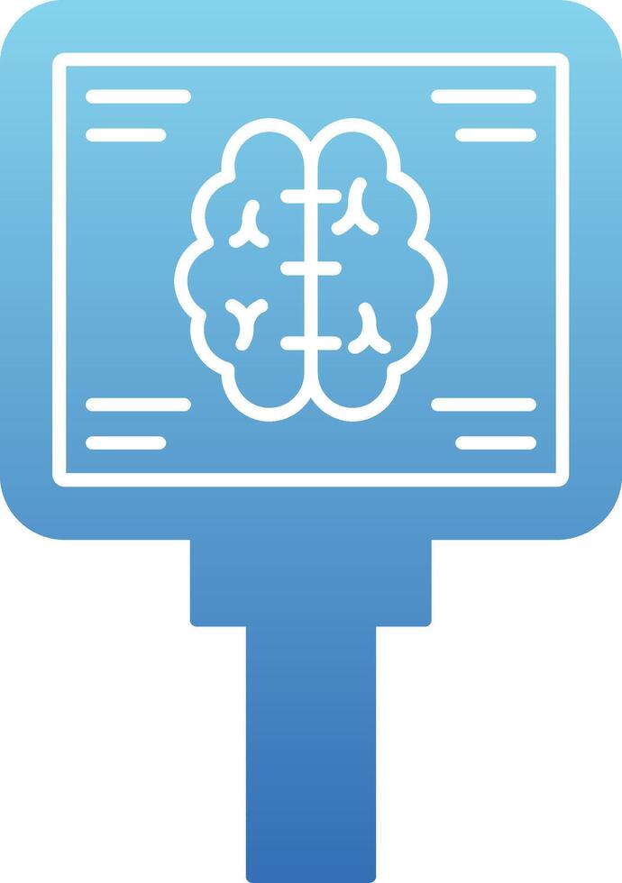 Mri Glyph Gradient Icon vector