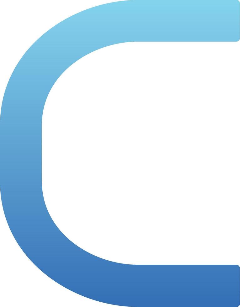 Capital C Icon vector