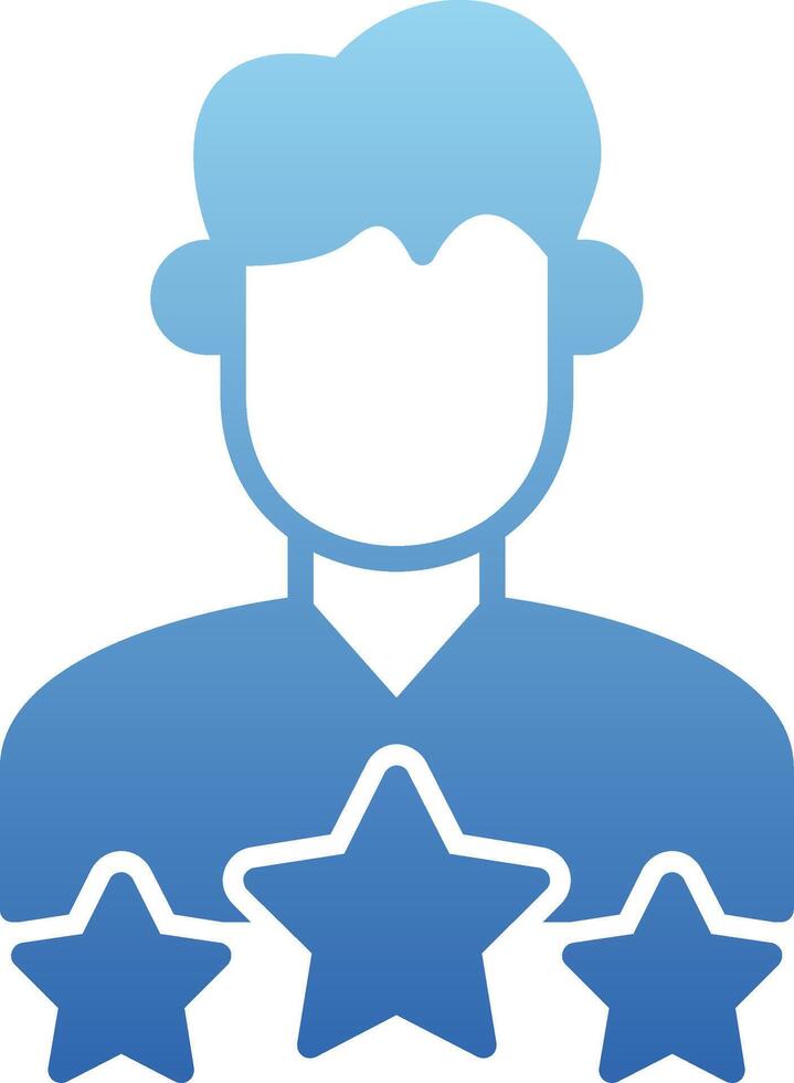 User Experience Glyph Gradient Icon vector