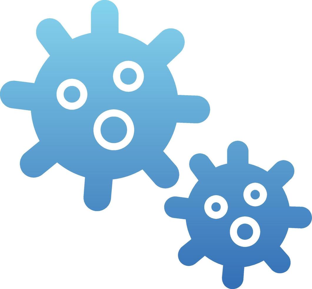 Platelet Glyph Gradient Icon vector