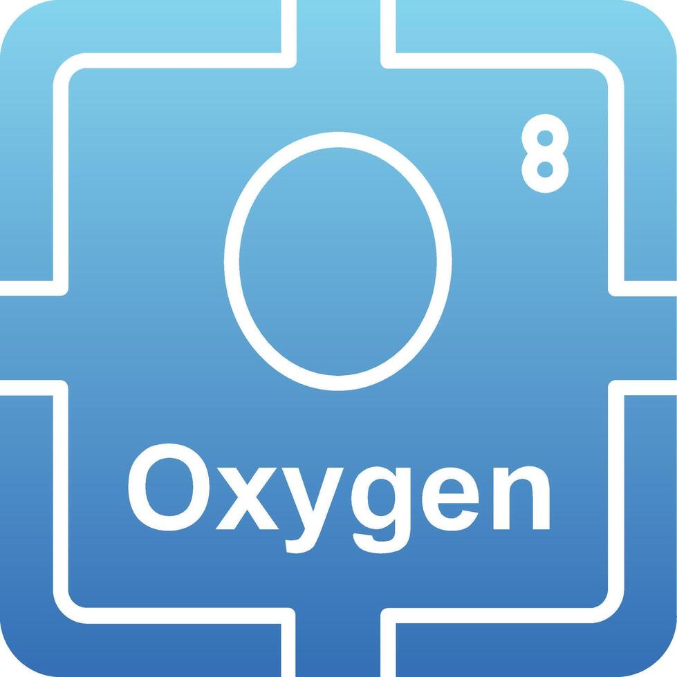 Oxygen Glyph Gradient Icon vector
