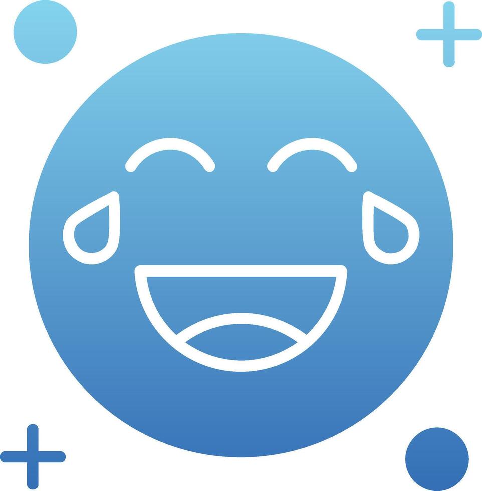 Sweat Glyph Gradient Icon vector