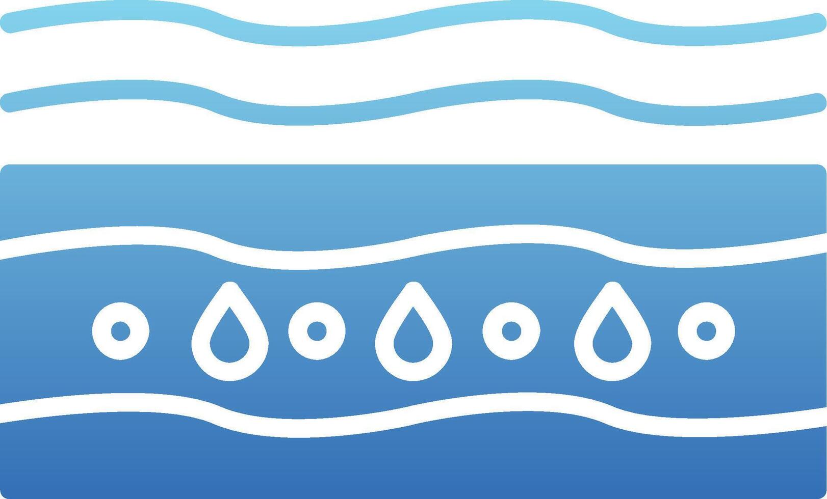 Moisturizing Glyph Gradient Icon vector