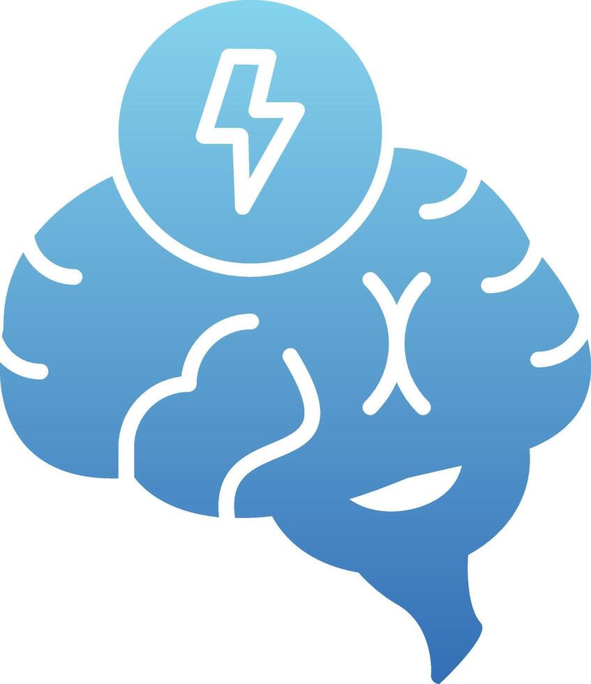 Tension Glyph Gradient Icon vector