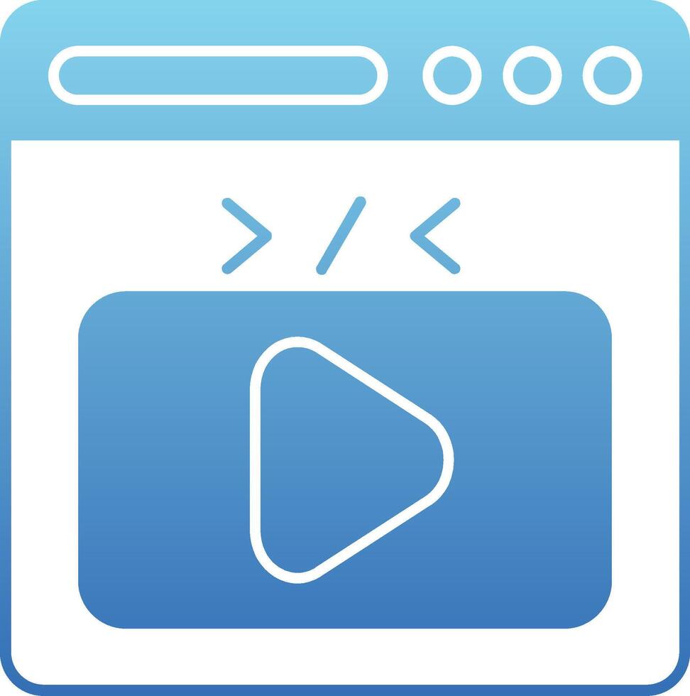 Glyph Gradient Icon vector