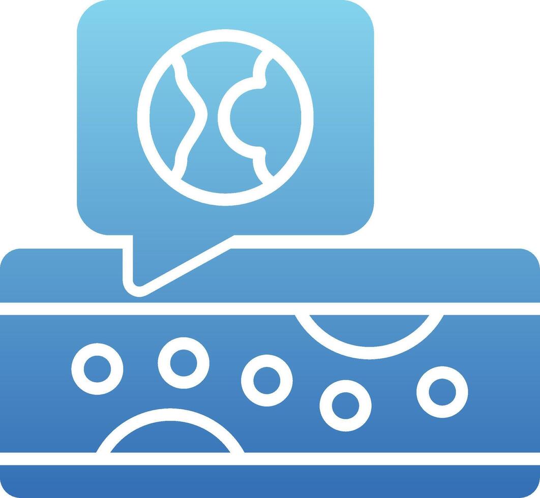 Atherosclerosis Glyph Gradient Icon vector