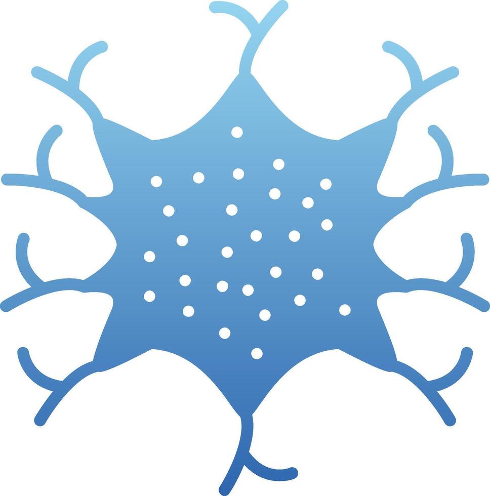 Microglia Glyph Gradient Icon vector