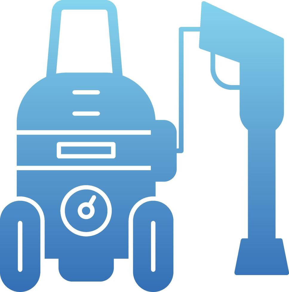 Power Wash Glyph Gradient Icon vector