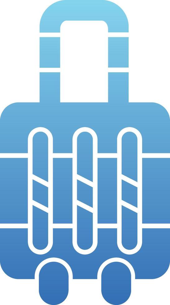 Travelling Glyph Gradient Icon vector