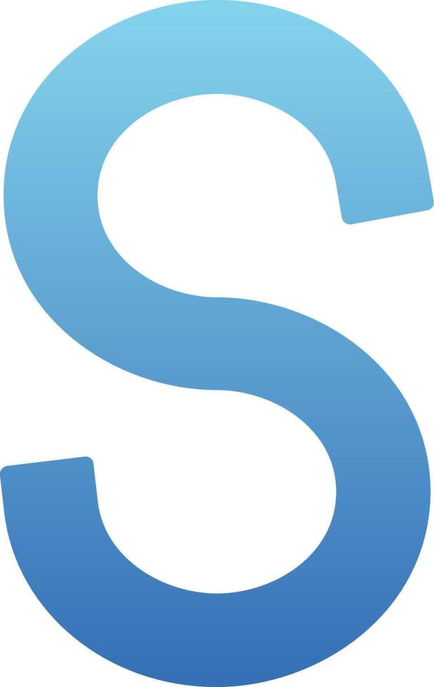 Capital S Icon vector