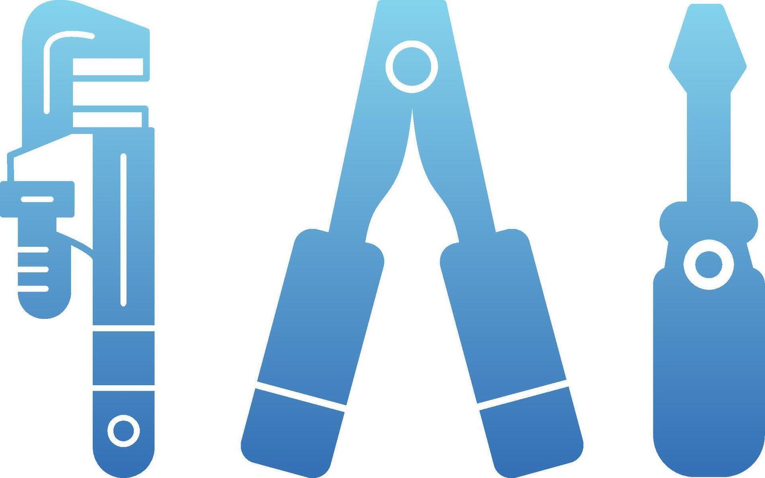 Repair Kit Glyph Gradient Icon vector