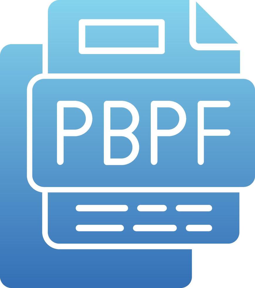 Ppt Business Presentation File Glyph Gradient Icon vector
