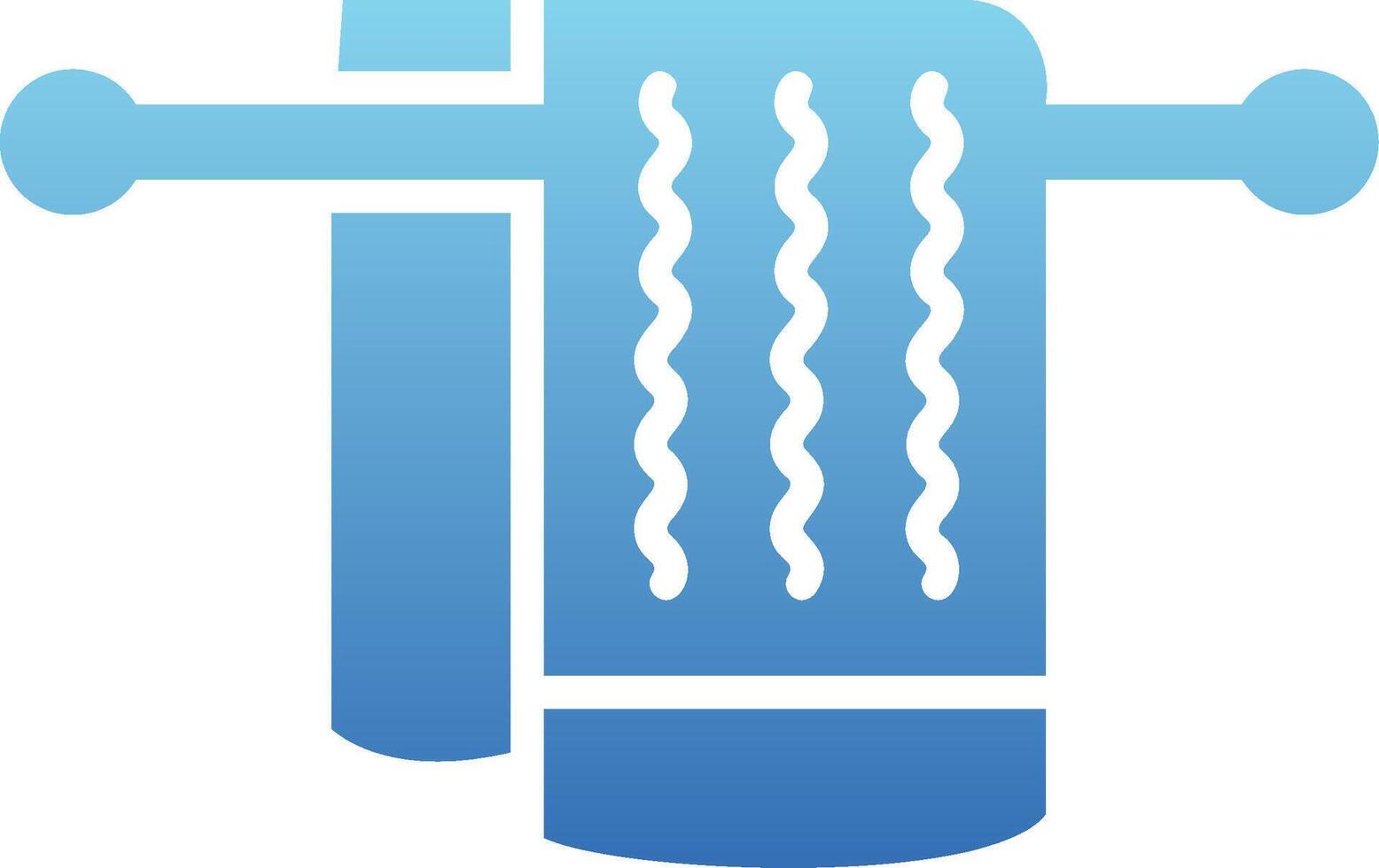 Towel Glyph Gradient Icon vector