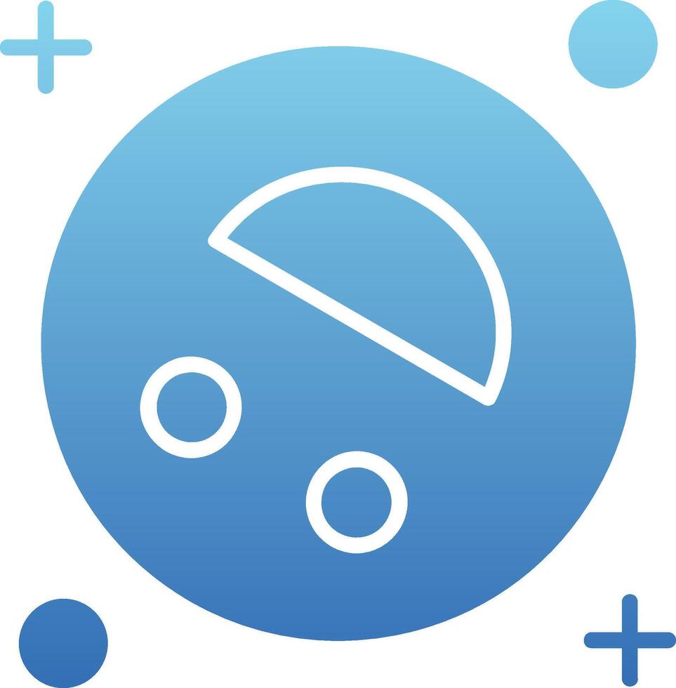 Falls Glyph Gradient Icon vector