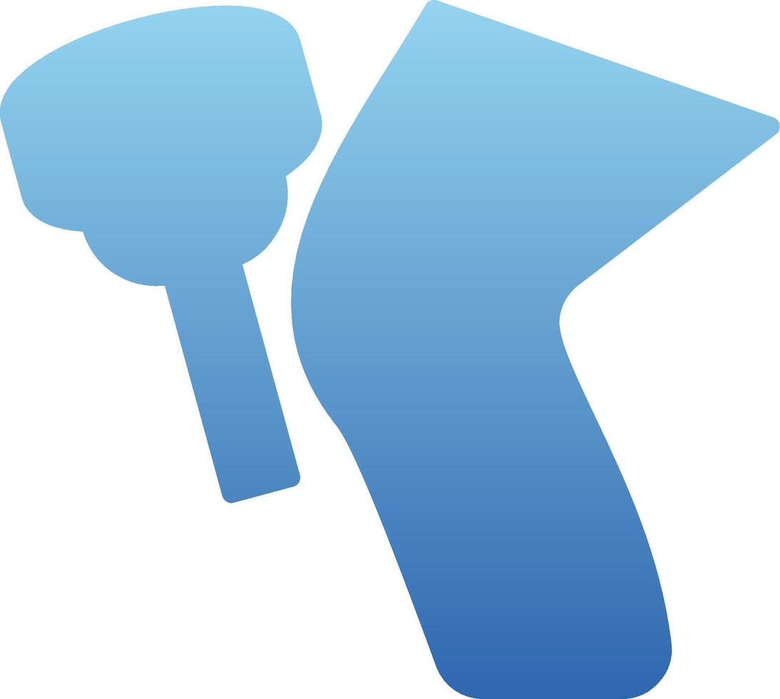 Reflexes Glyph Gradient Icon vector