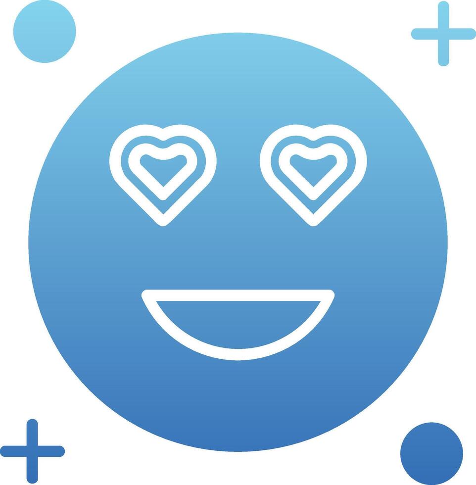 In love Glyph Gradient Icon vector