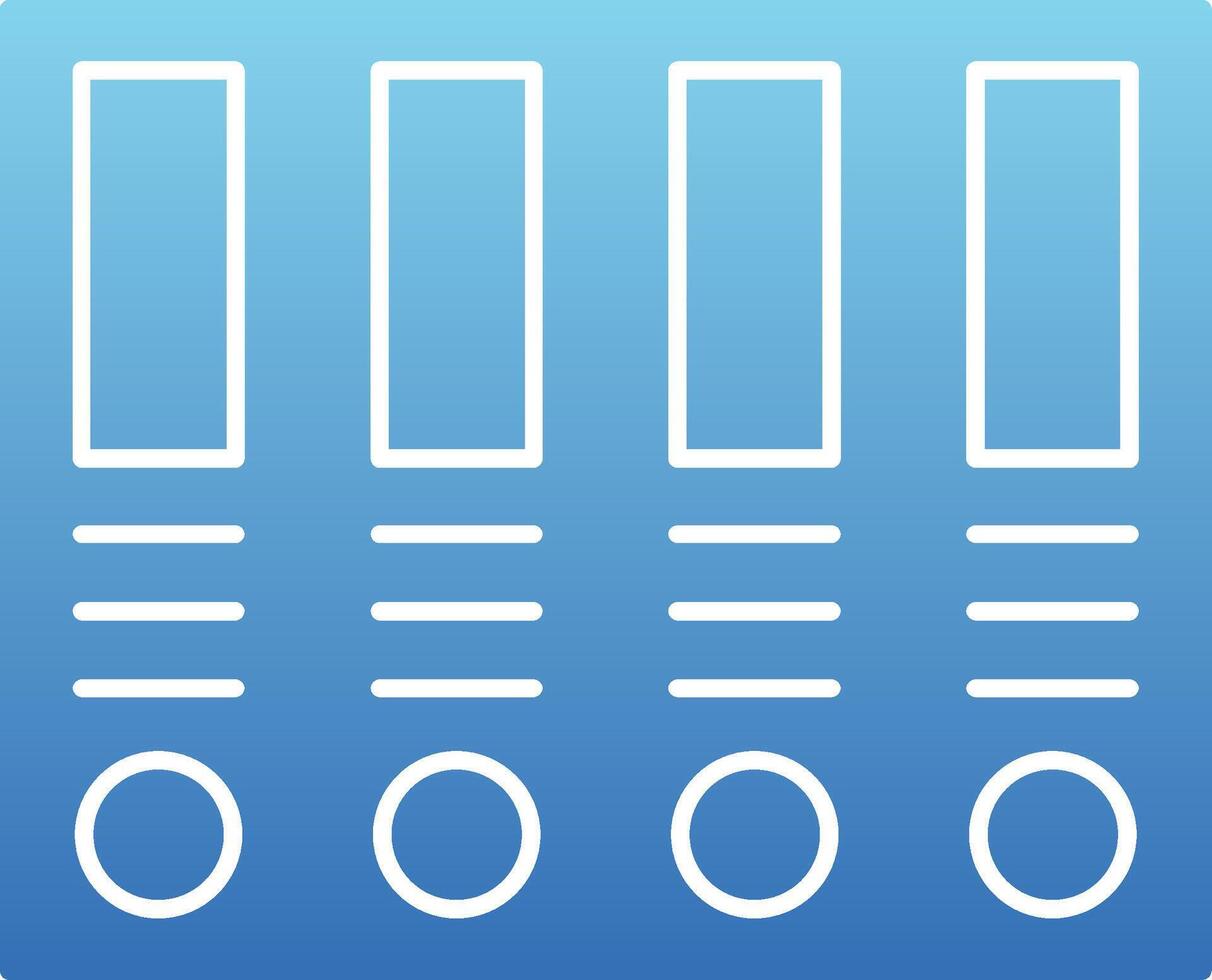 Archive Glyph Gradient Icon vector