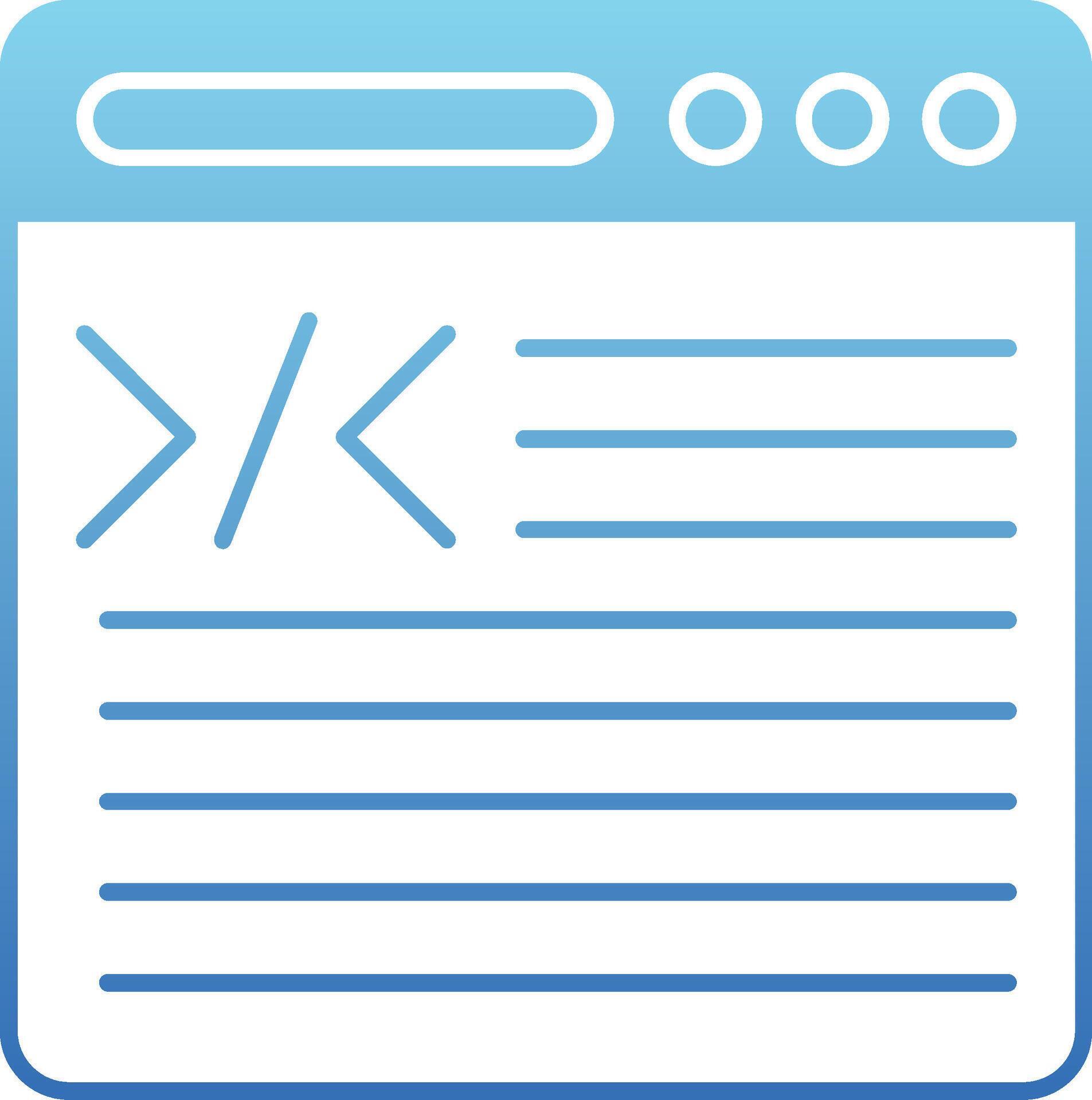 Coding Glyph Gradient Icon 47349527 Vector Art at Vecteezy