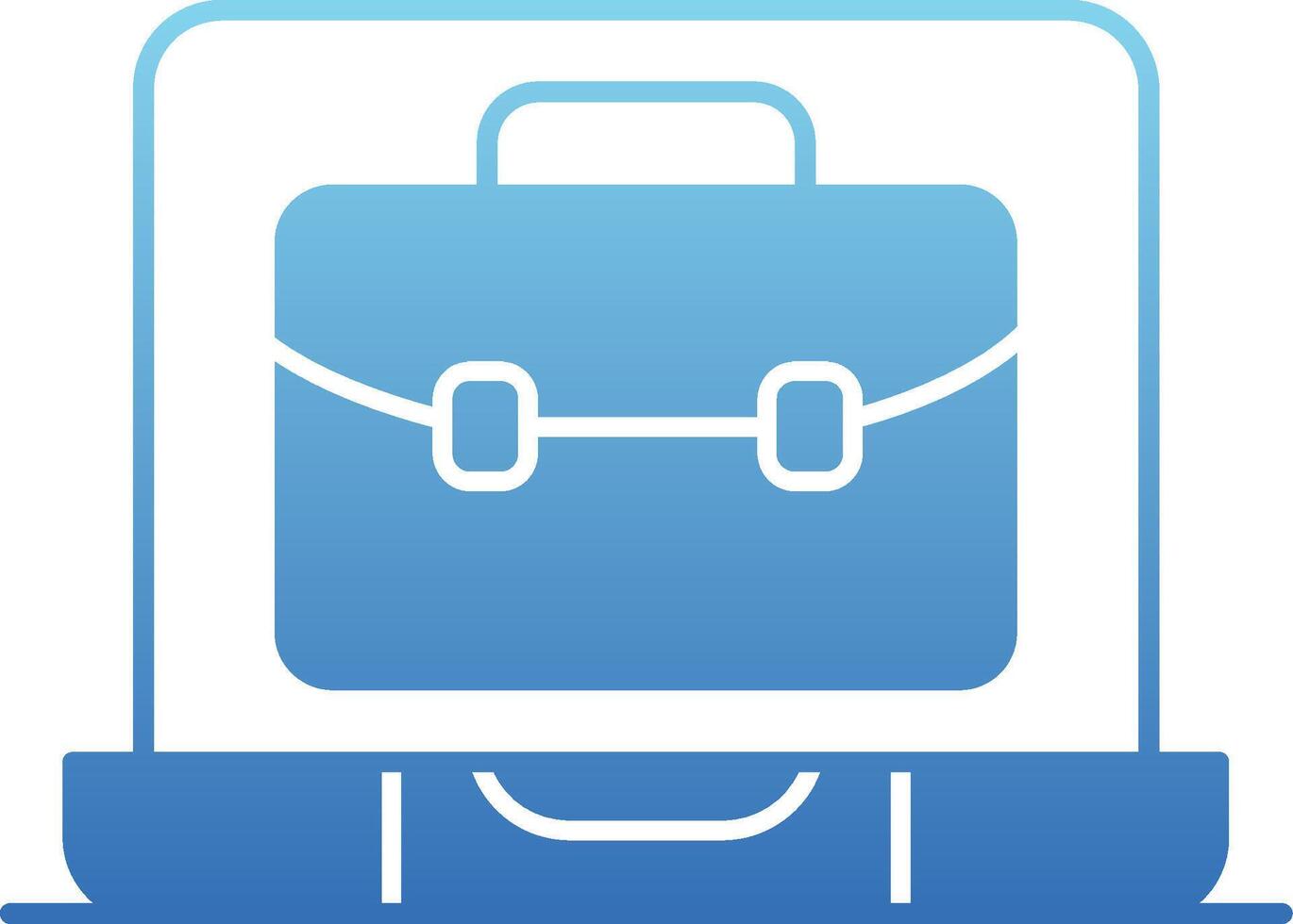 OnGlyph Gradient Portfolio Glyph Gradient Icon vector