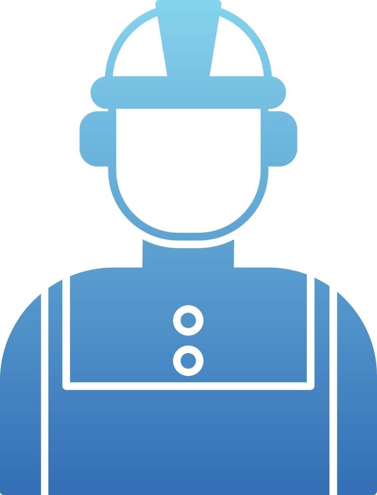 Technician Glyph Gradient Icon vector