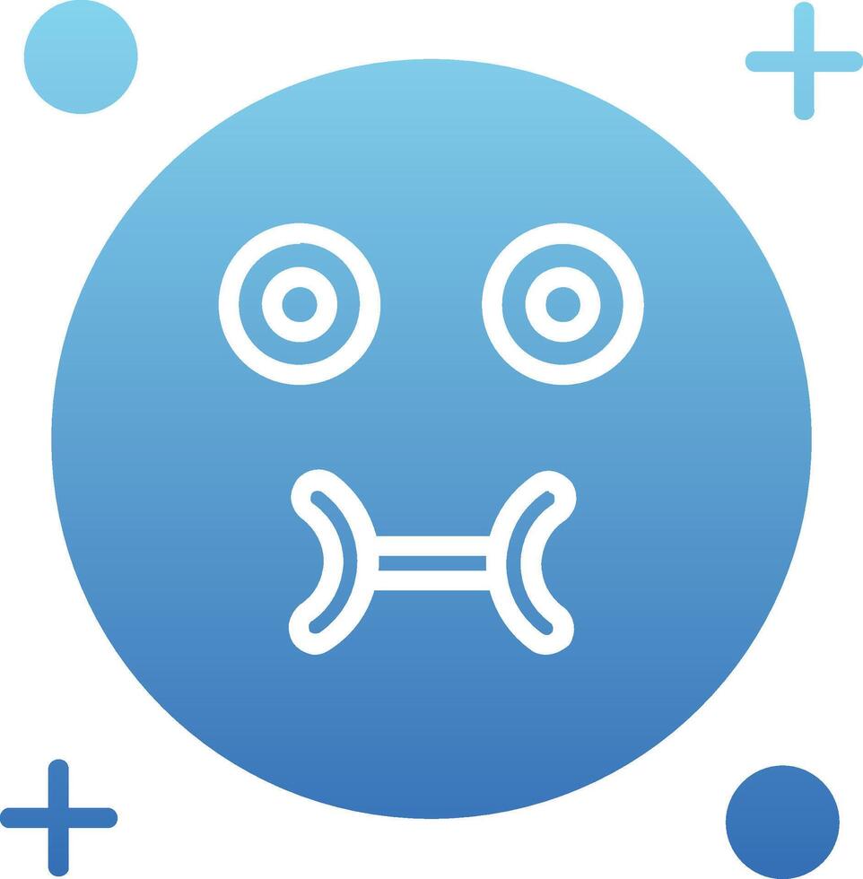 Sickness Glyph Gradient Icon vector