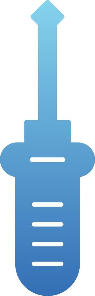 Screwdriver Glyph Gradient Icon vector
