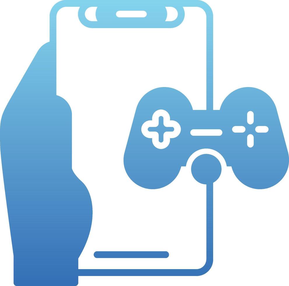 Gaming Glyph Gradient Icon vector