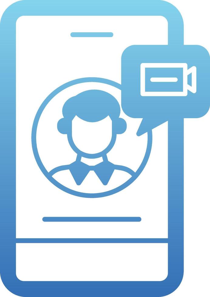 Conference Glyph Gradient Icon vector