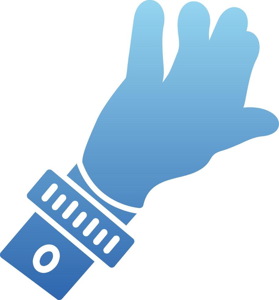 Mantoux Test Glyph Gradient Icon vector