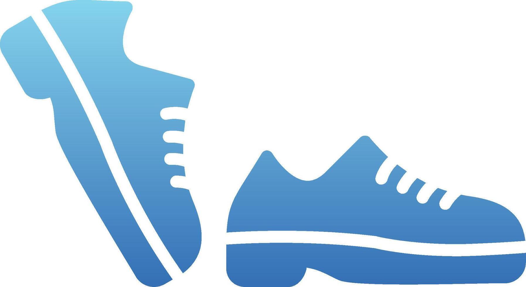 Shoes Glyph Gradient Icon vector