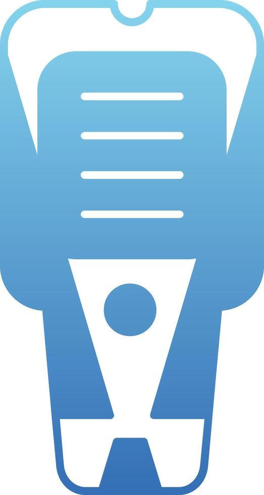 Stud Finder Glyph Gradient Icon vector
