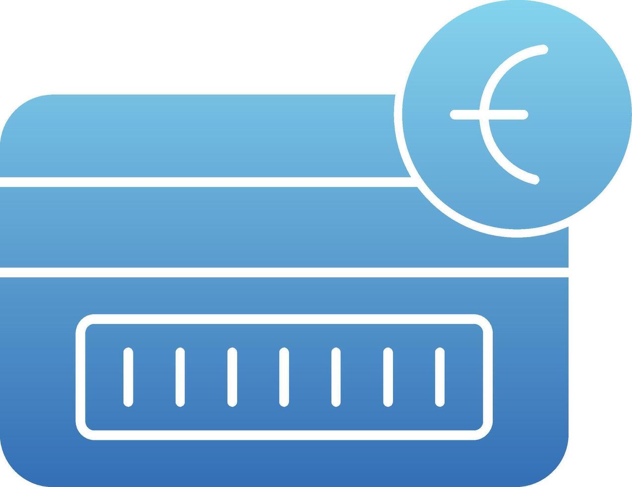 Tap To Pay Glyph Gradient Icon vector