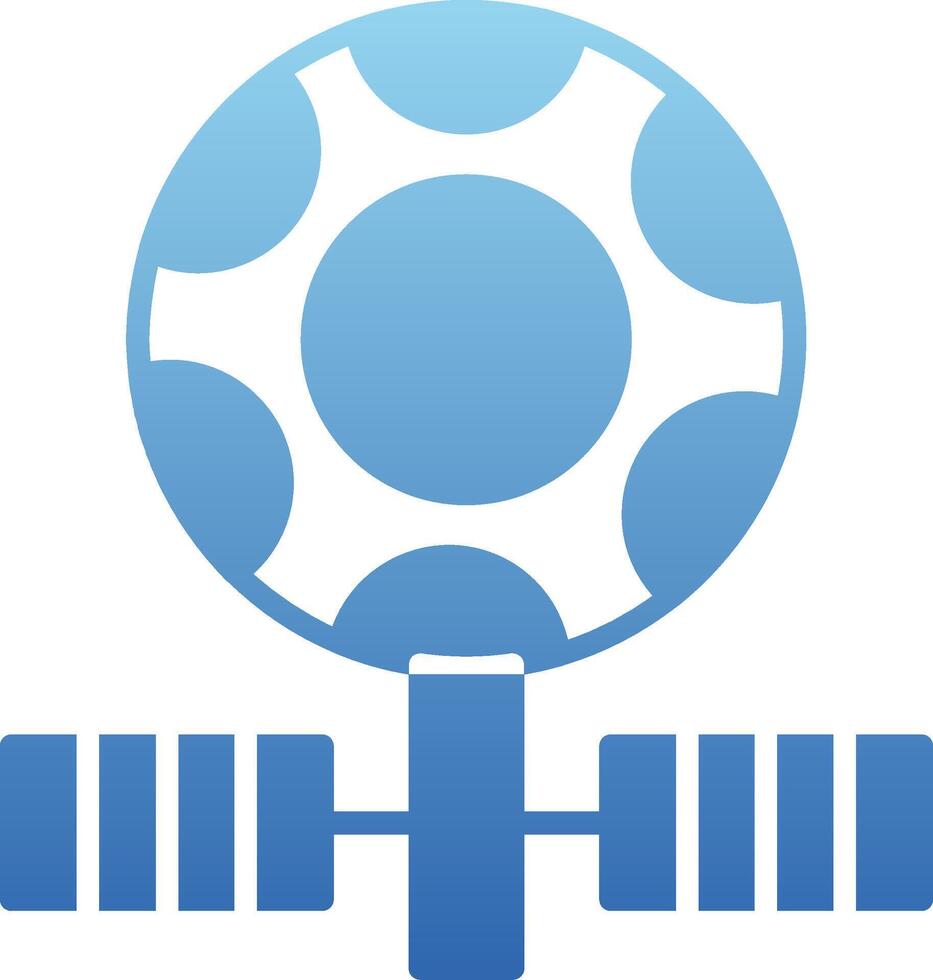 Satellite Glyph Gradient Icon vector