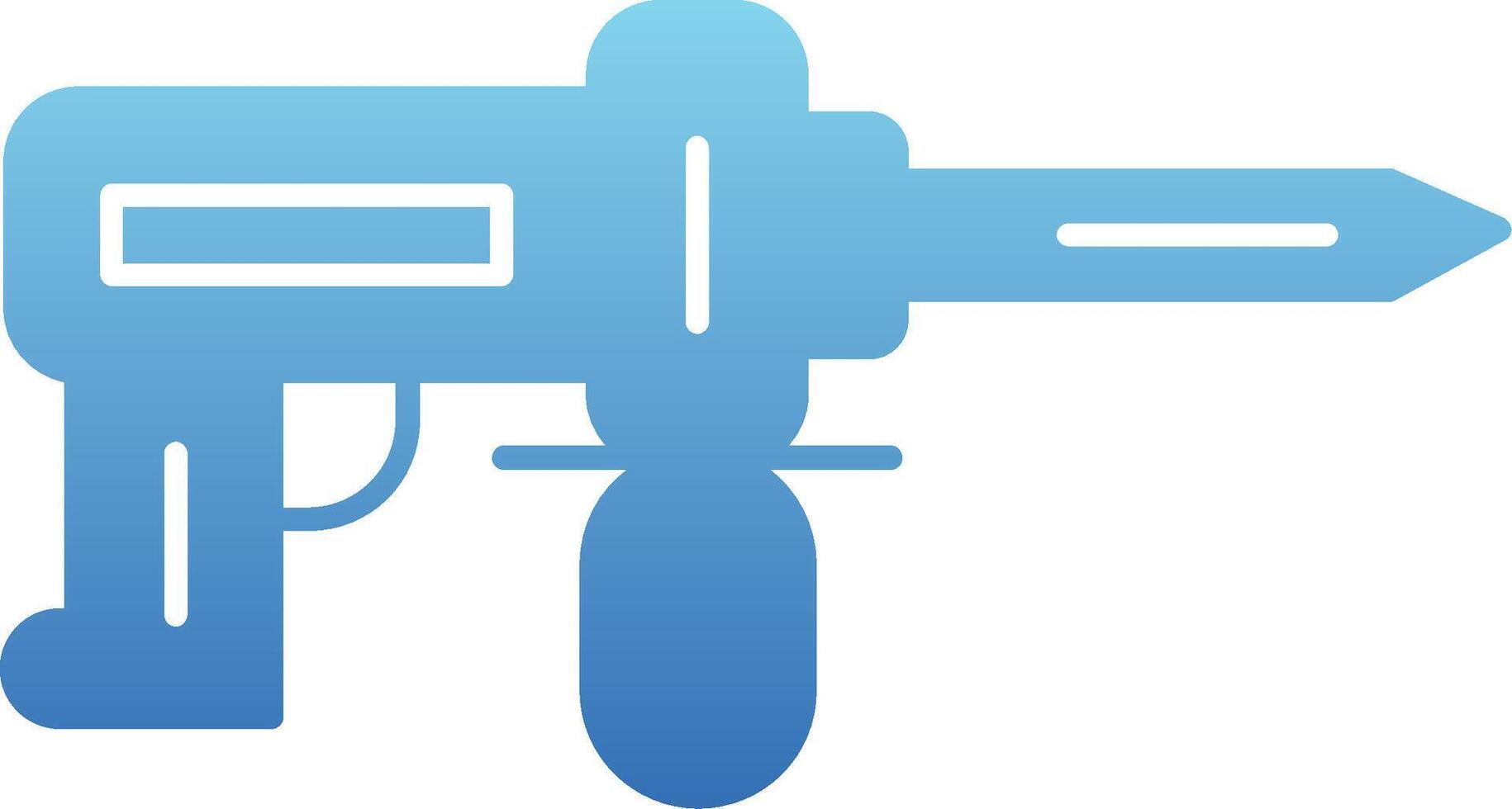 Hammer Drill Glyph Gradient Icon vector