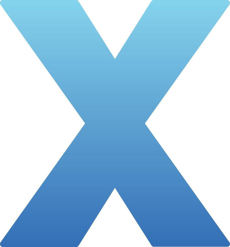 Small x Icon vector