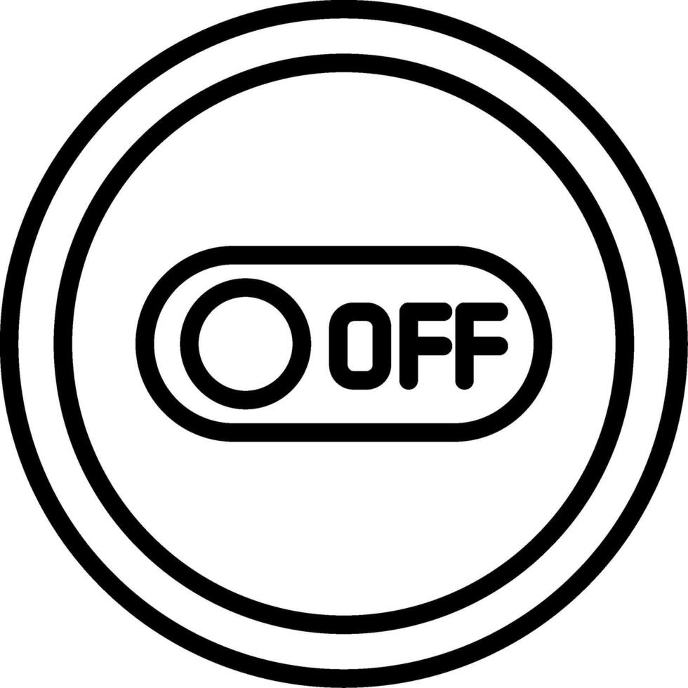 Off Line Icon Design vector