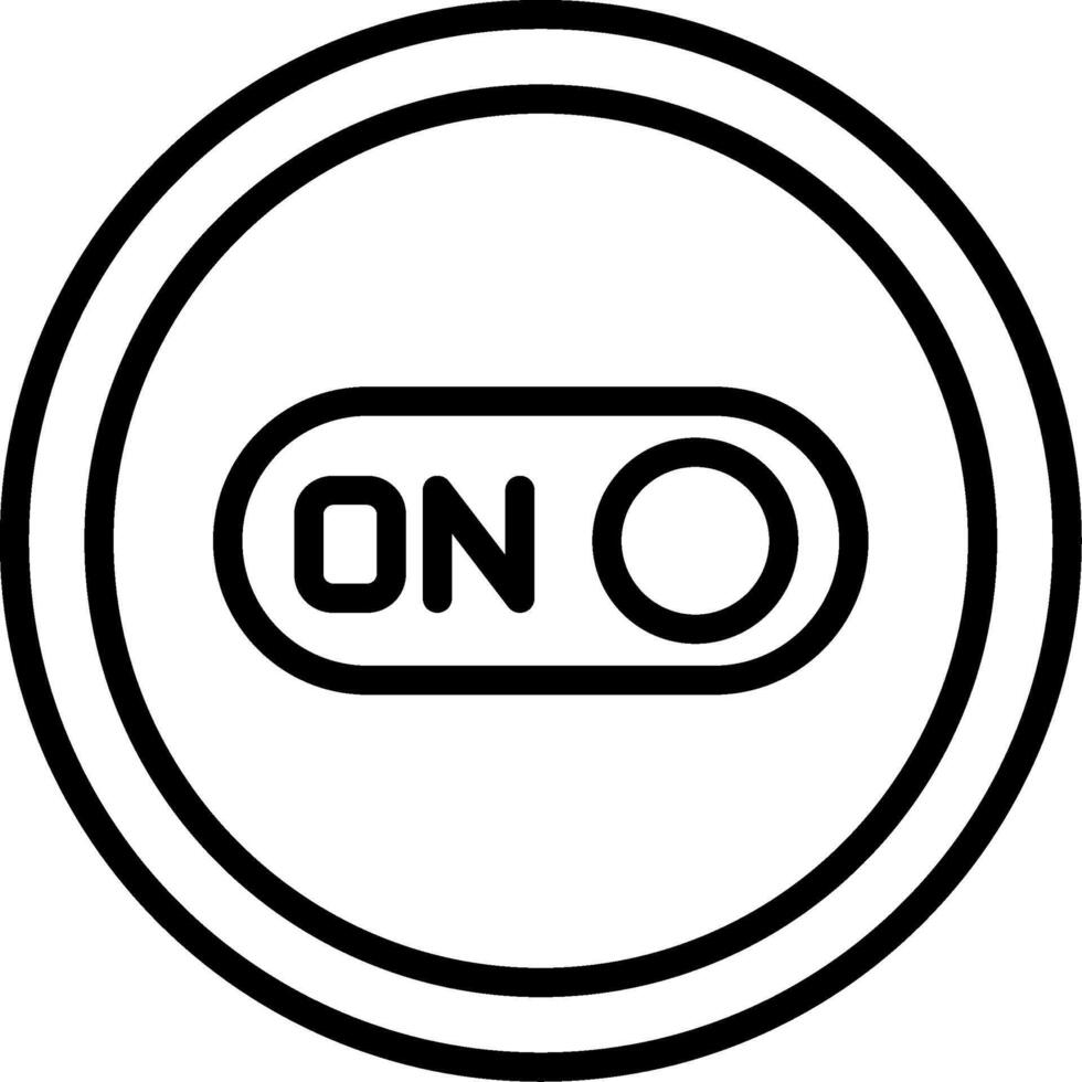 On Line Icon Design vector