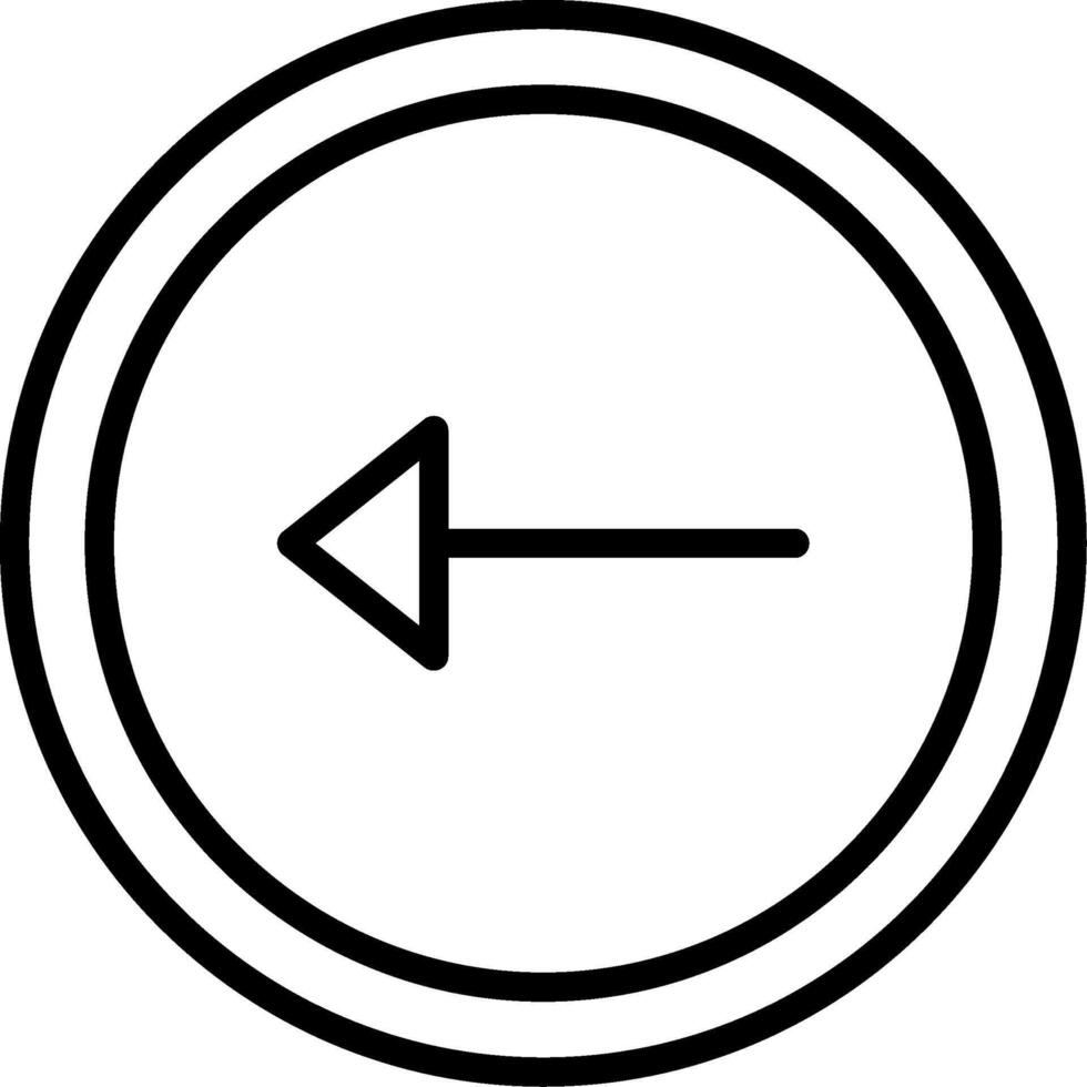 Back Line Icon Design vector