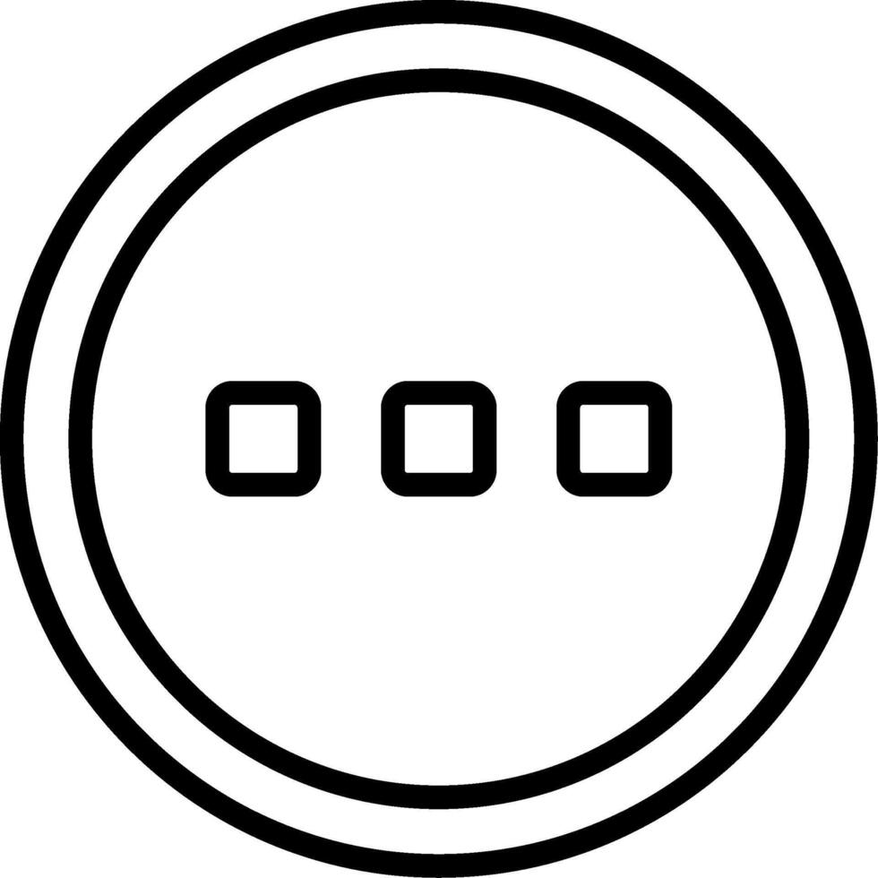 More Line Icon Design vector