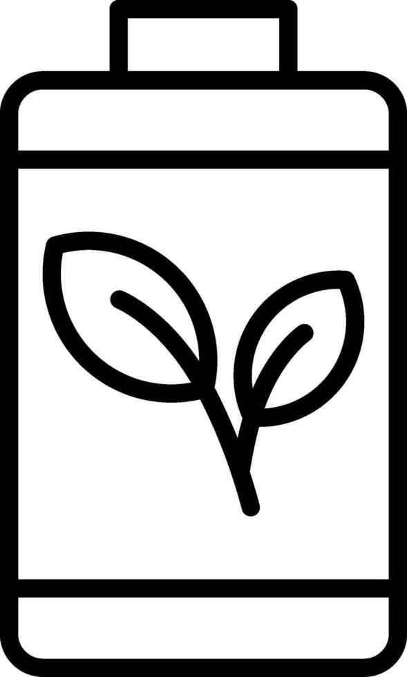 Leaf Line Icon Design vector