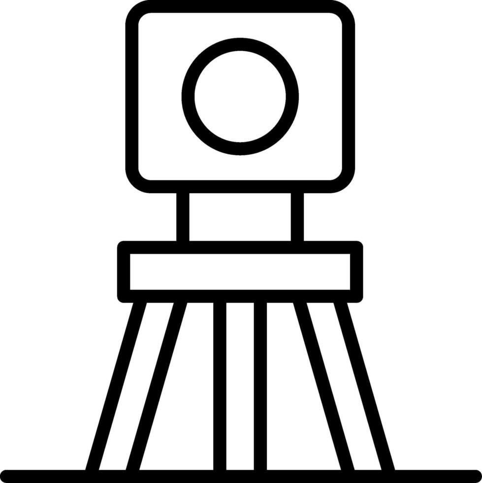 Camera Line Icon Design vector