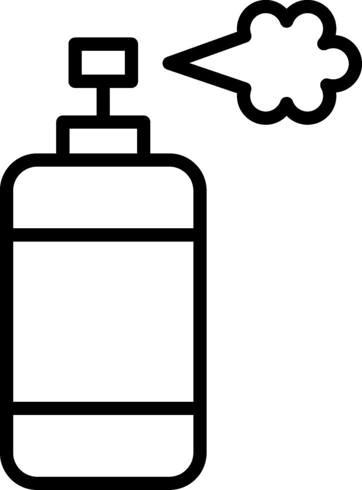 Spray Line Icon Design vector