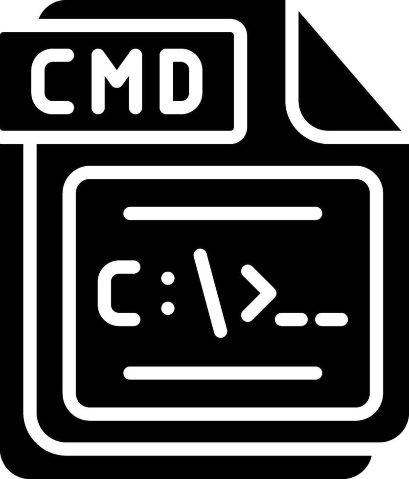 CMD Glyph Icon Design 47351869 Vector Art at Vecteezy