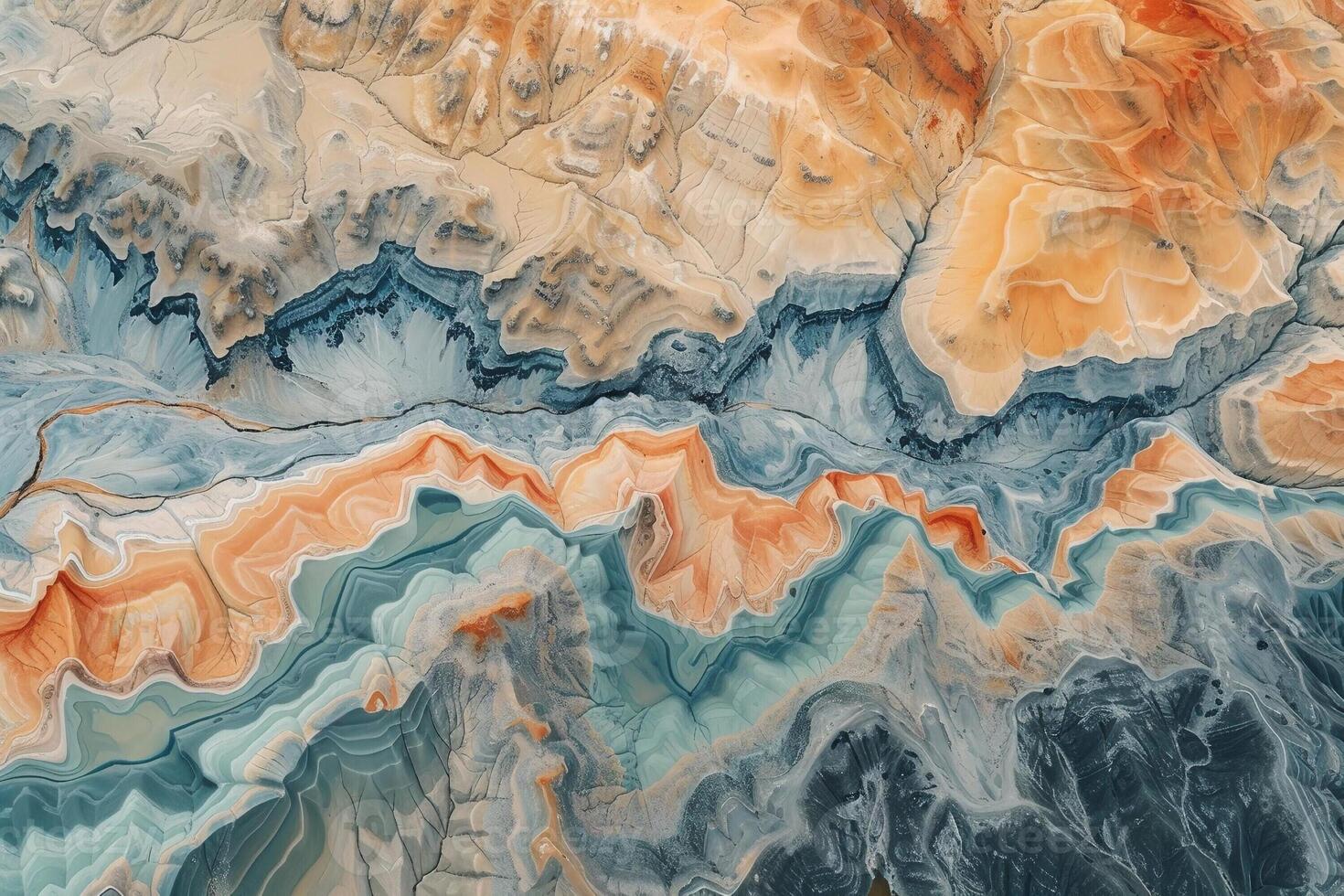 Interesting, realistic texture of mineral rocks. photo