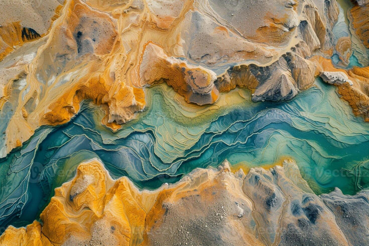 Interesting, realistic texture of mineral rocks. photo