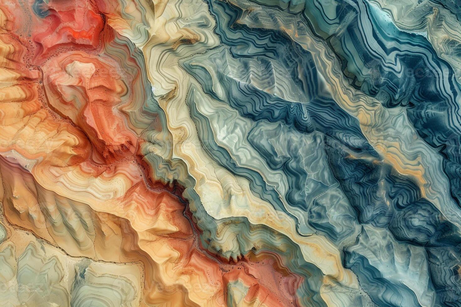 Interesting, realistic texture of mineral rocks. photo