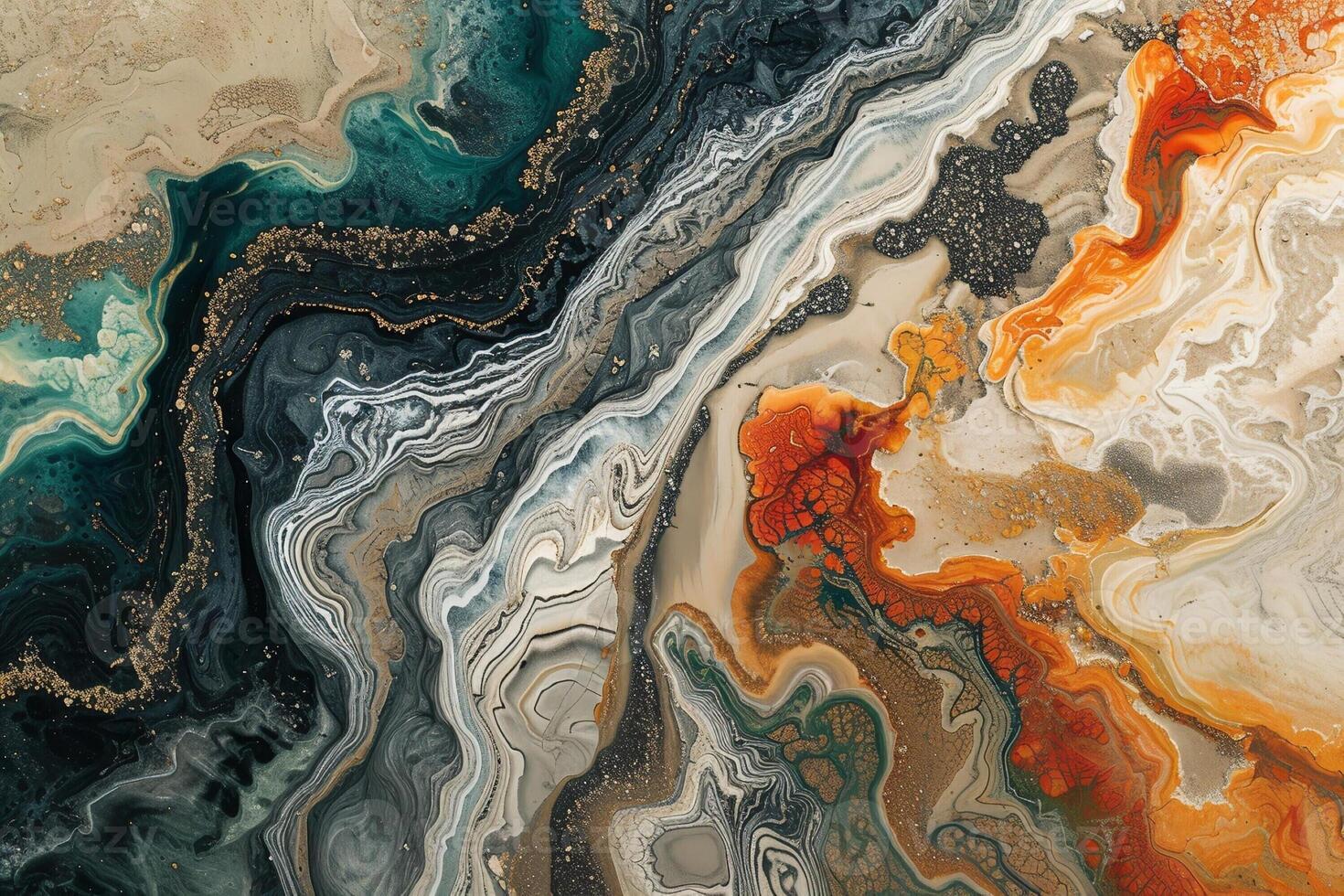 Interesting, realistic texture of mineral rocks. photo